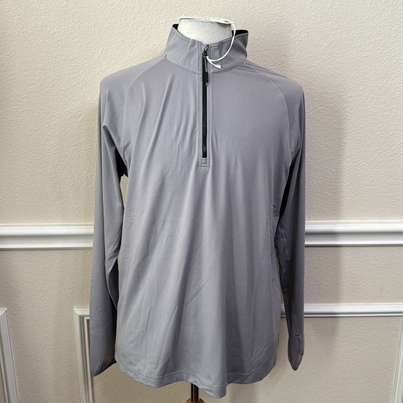 1/4 ZIP BASE LAYER - Fog (Grey)